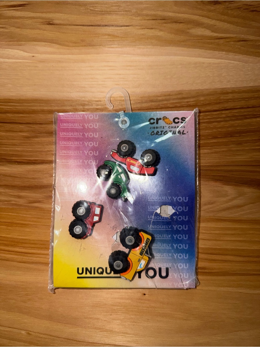 CROCS Monster Truck Jibbitz Charms - Red, Green, Yellow, Black
